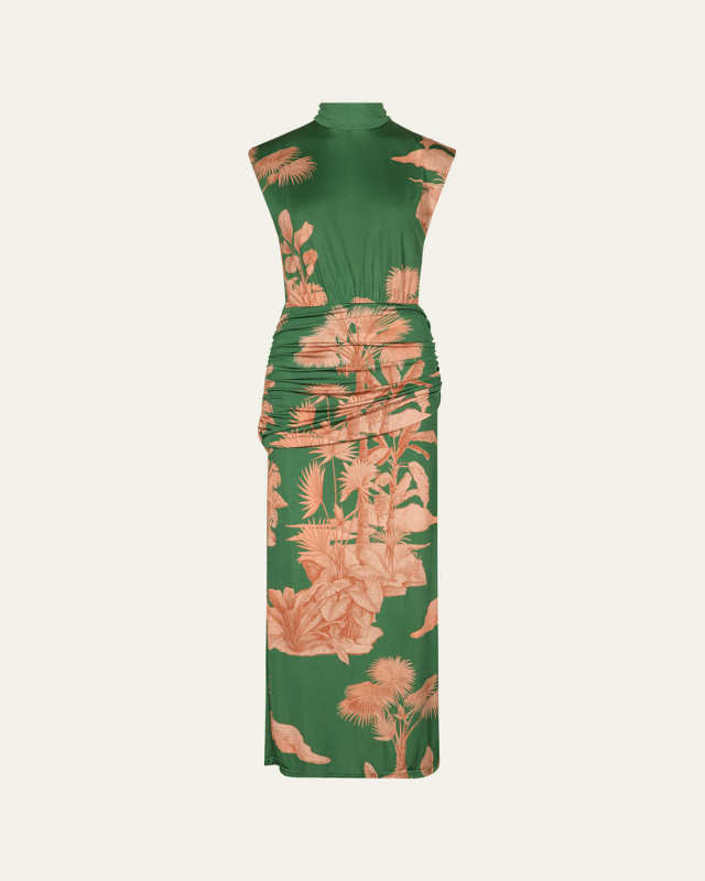 Finding The Way Printed Halter Dress